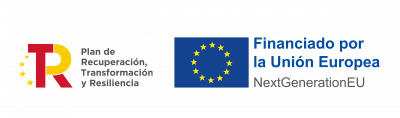 Logotipos Plan de Recuperación, Transformación y Resiliciencia - Financiado por la Unión Europea - NextGenerationEU